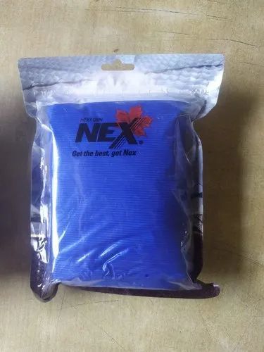 Blue Unisex Plastic Raincoat, Size: Universal