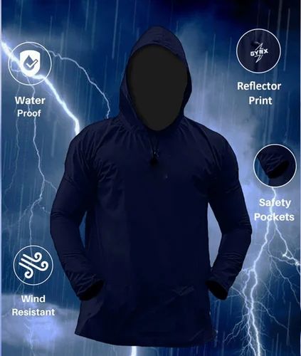 Unisex Rain Coat Jacket