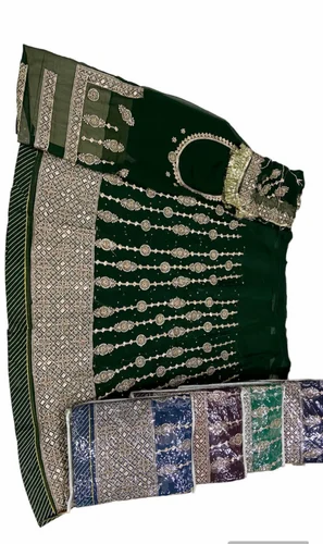 Embroidery Traditional Rajputi Poshak, Odhani: Thakurji Pure