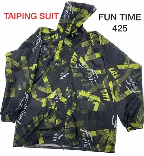 Men Fun Time Nylon Taiping Rainsuit