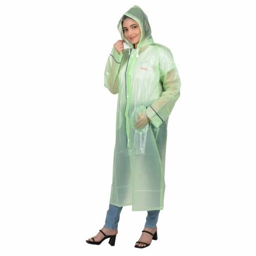Women Ladies Transparent Raincoat