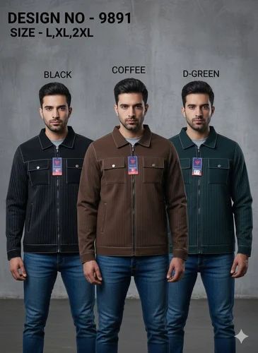 Men's Faux Leather Jacket "9891"