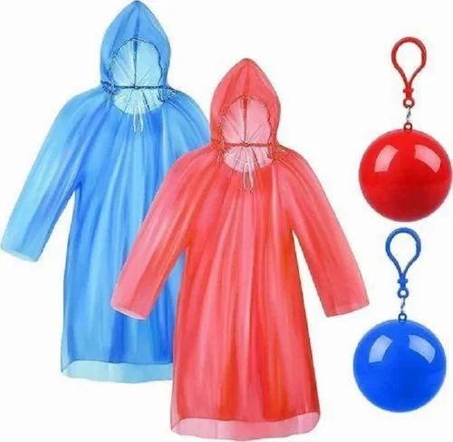 Men's fancy light weight poncho, PVC