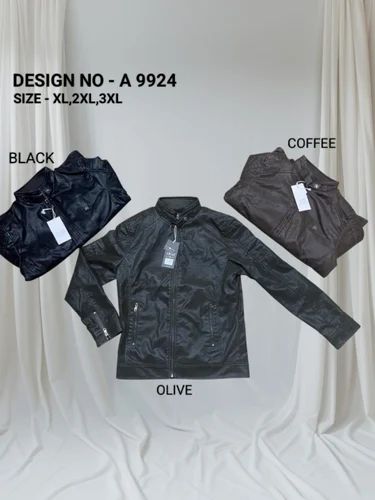 Men's Faux Leather Jackets "9924"