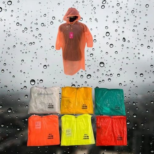 Unisex Rain Poncho, PVC