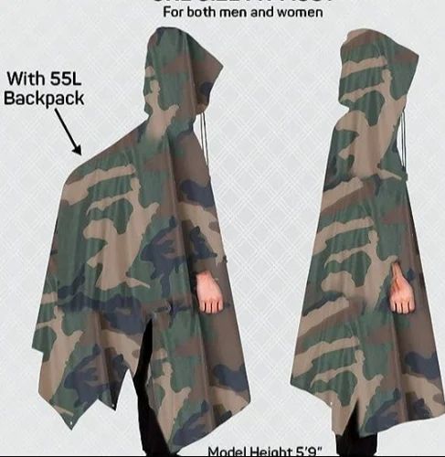 Army Rain Poncho