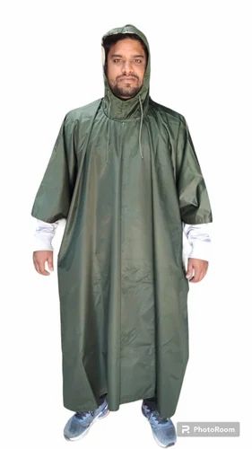 Men XL Indian Army Print Poncho