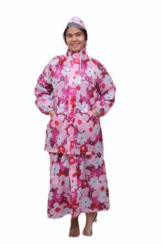 Women Skirt Top Reversible Raincoat