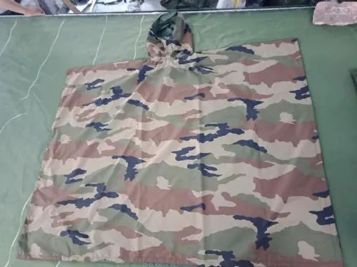 Pullover Indian Army Print Poncho