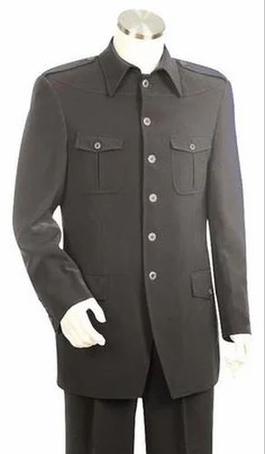 Black Men Safari Suit