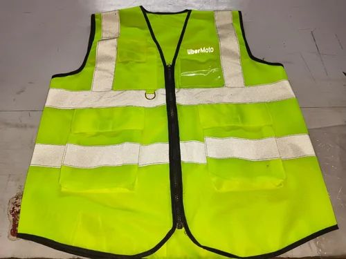 Polyethylene Green cotton Traffic Safety Vest