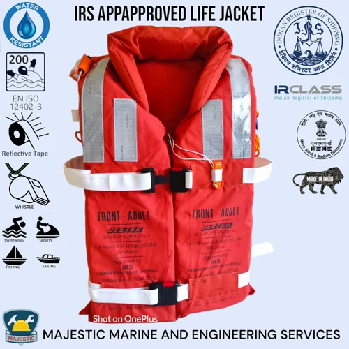 Polyethylene Foam Beetee Life Jacket IRS Approved, For Sea Patrolling