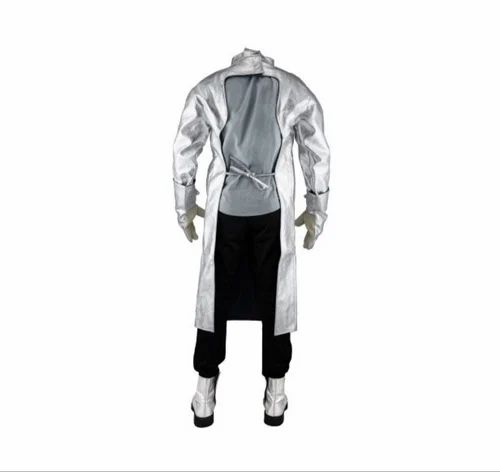Aluminium Aluminized Aramid Safety Jacket, Size: Free Size