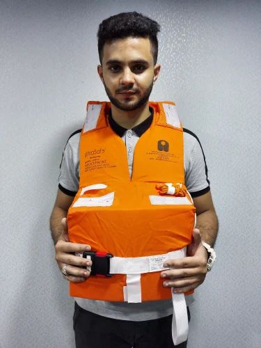 Orange UltraSafe Life Jackets, For Sea Patrolling