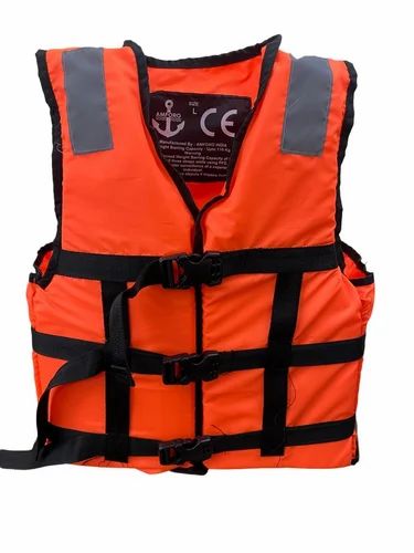 Nile Nylon Inflatable Life Jacket, For Sea Patrolling