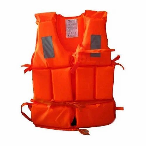 Nylon Orange Safety Lifebuoy Jacket, For Construction