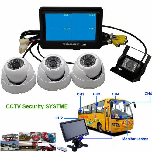 Cp pluse GITO School Bus DVR Camera System, For Security, Model Name/Number: K