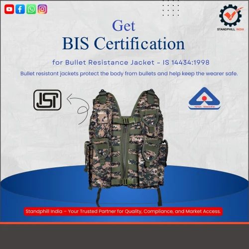 BIS Certification For Bullet Resistance Jacket