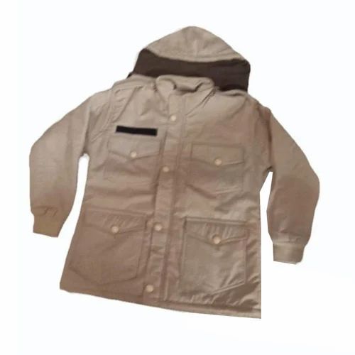 Full Sleeve Plain Police Uniform Jacket, Size: Medium