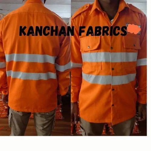 Plain Full Sleeve Flame Retardant Cotton Jackets, Handwash, Model Name/Number: 01