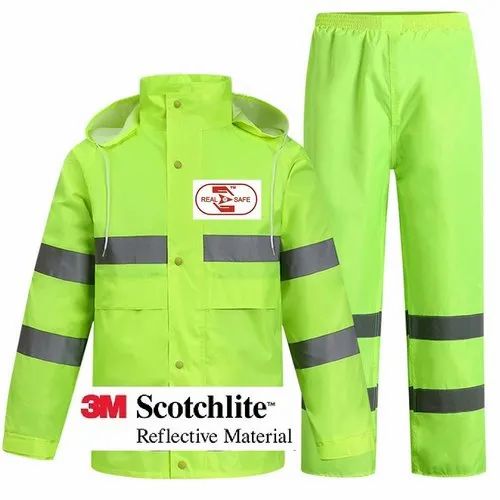 Real Safe Orange,Yellow And Green Reflective Coat