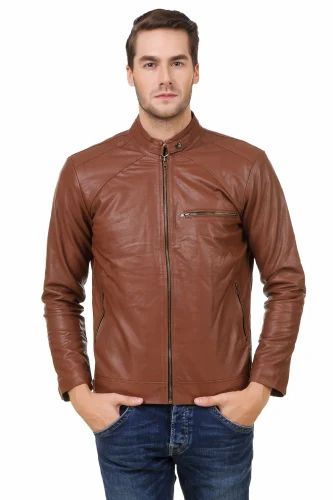 Mens Pu Leather Jacket
