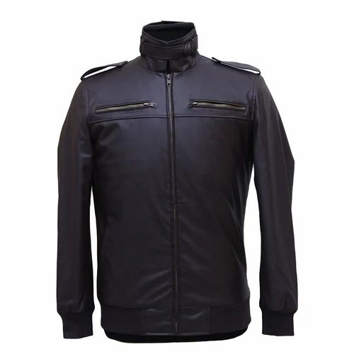 Mens PU Leather Jacket