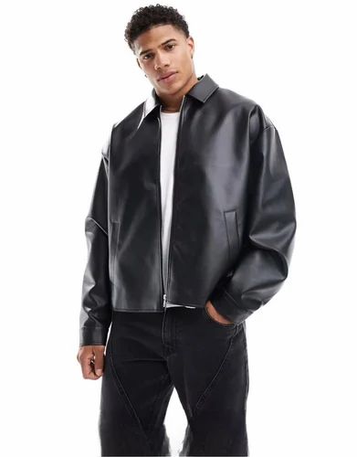 Black Faux Leather Jacket