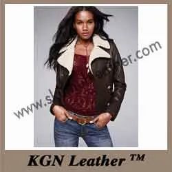 Ladies Collar Biker Jacket