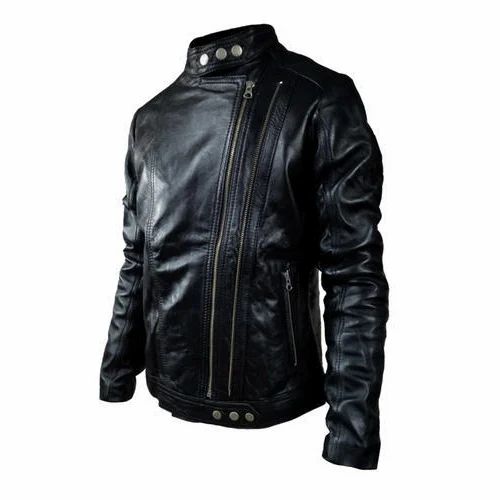 Black Women Biker Leather Jacket