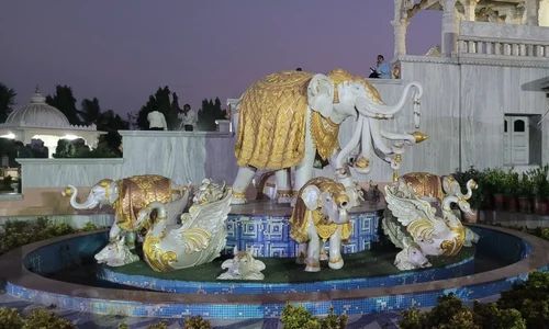 Fiber Elephant Statue