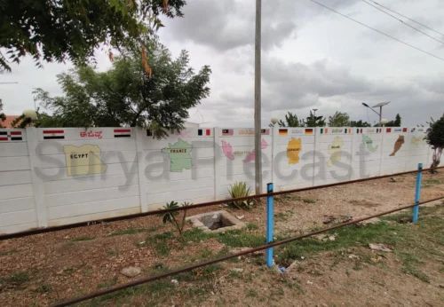 RCC M30 Grade Concrete Godown Boundary Wall