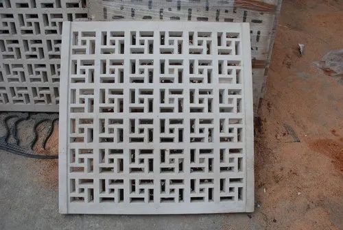 Designer Grc Jali, For Decoration, Size: 3*3 Feet