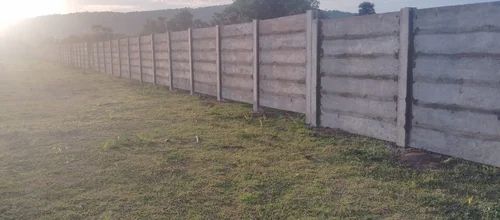 Panel Build Farmhouse Concrete Compound Wall, For Industrial