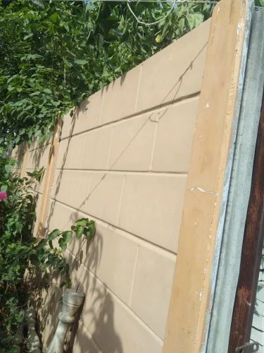Modular Grey Cement Wall