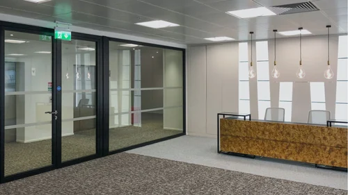 Fire Rated Glass & Steel Partition