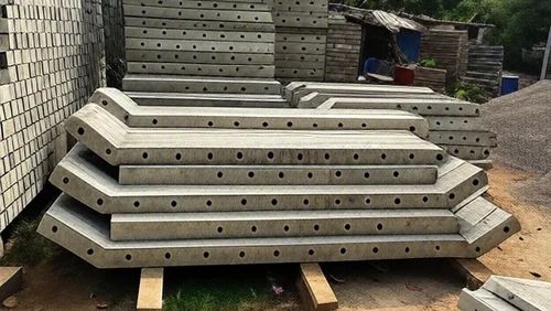 Rectangular RCC L Shape Poles For Fencing & Compound Walls MB Cement Products, 6Feet - 10Feet