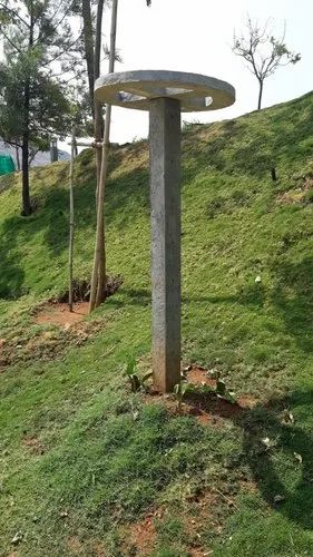 Rectangular RCC Dragon Fruit Pole, For Construction, 4
