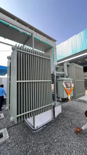 Transformer Substation, Double Pole Structure , Transformer