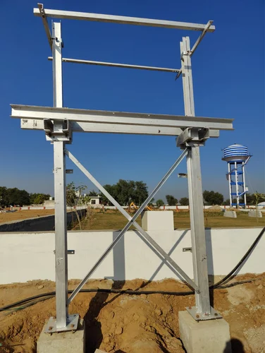 Rectangular Three Phase Double Pole Structure