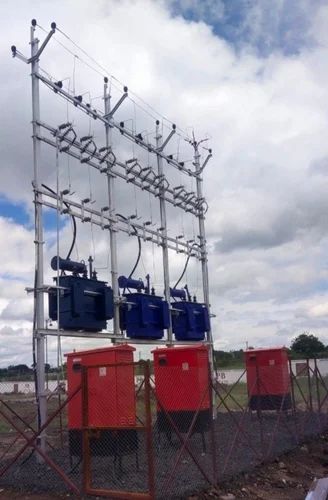 Three Phase 22kv Double Pole Structure