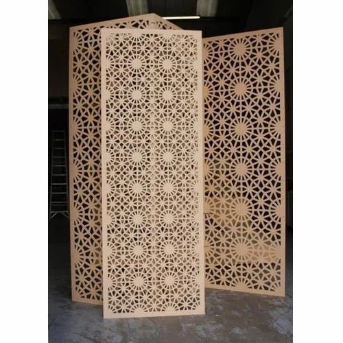 Designer MDF Jali, For Home Office Interior, Size: 2.5x6 Ft