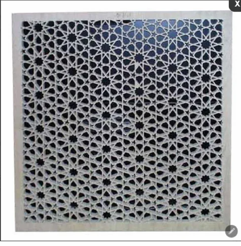 White Frp Jali, Size: 2 X 2 Feet