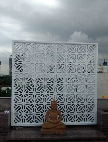 White Decorative Grc Jali, For Decoration, For Office
