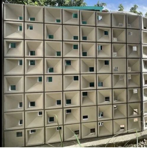 8" x 8'' Cement Breeze Block, Thickness: 60 mm, Size: 200x200 mm (8x8 in)
