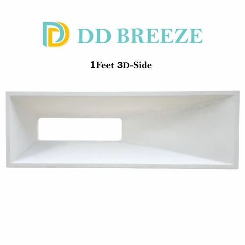 Breeze Block Double Side Finish (3D-Side), Size: 200x200 mm (8x8 in), Thickness: 60 mm