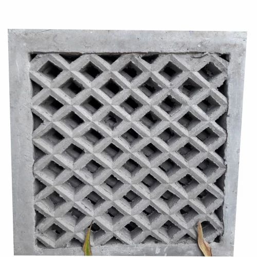 Square Rcc Cement Grill