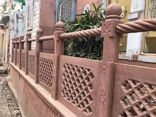 Sandstone Railing And Jali