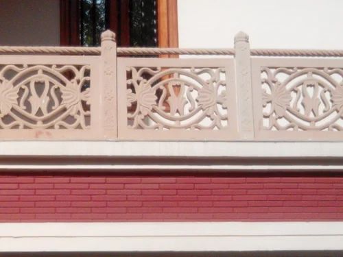 Stone Railing Grill or jali, Size: 4 Feet