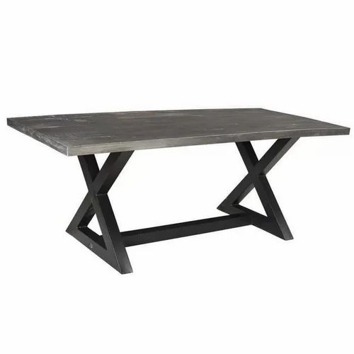 Wooden Garden Bench, Without Backrest, 2 Seater